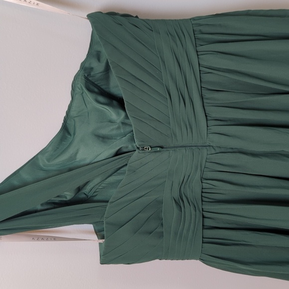 NWT AZAZIE MOLLY Peacock (Teal) Bridesmaid Prom Dress size 16 - Picture 10 of 11